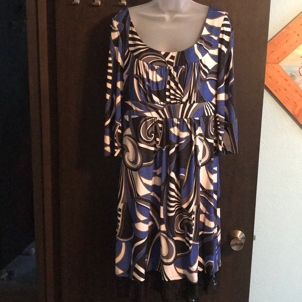 Sparkly swirl dress